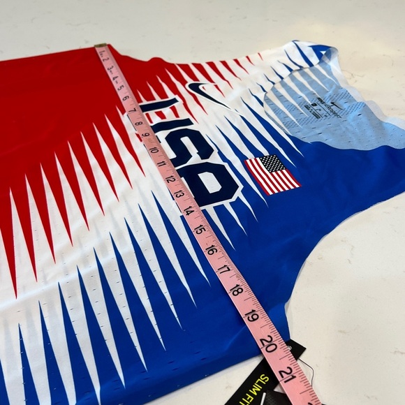 Nike AeroSwift USA Red White Blue Running Tank Top XL NWT - Picture 11 of 12